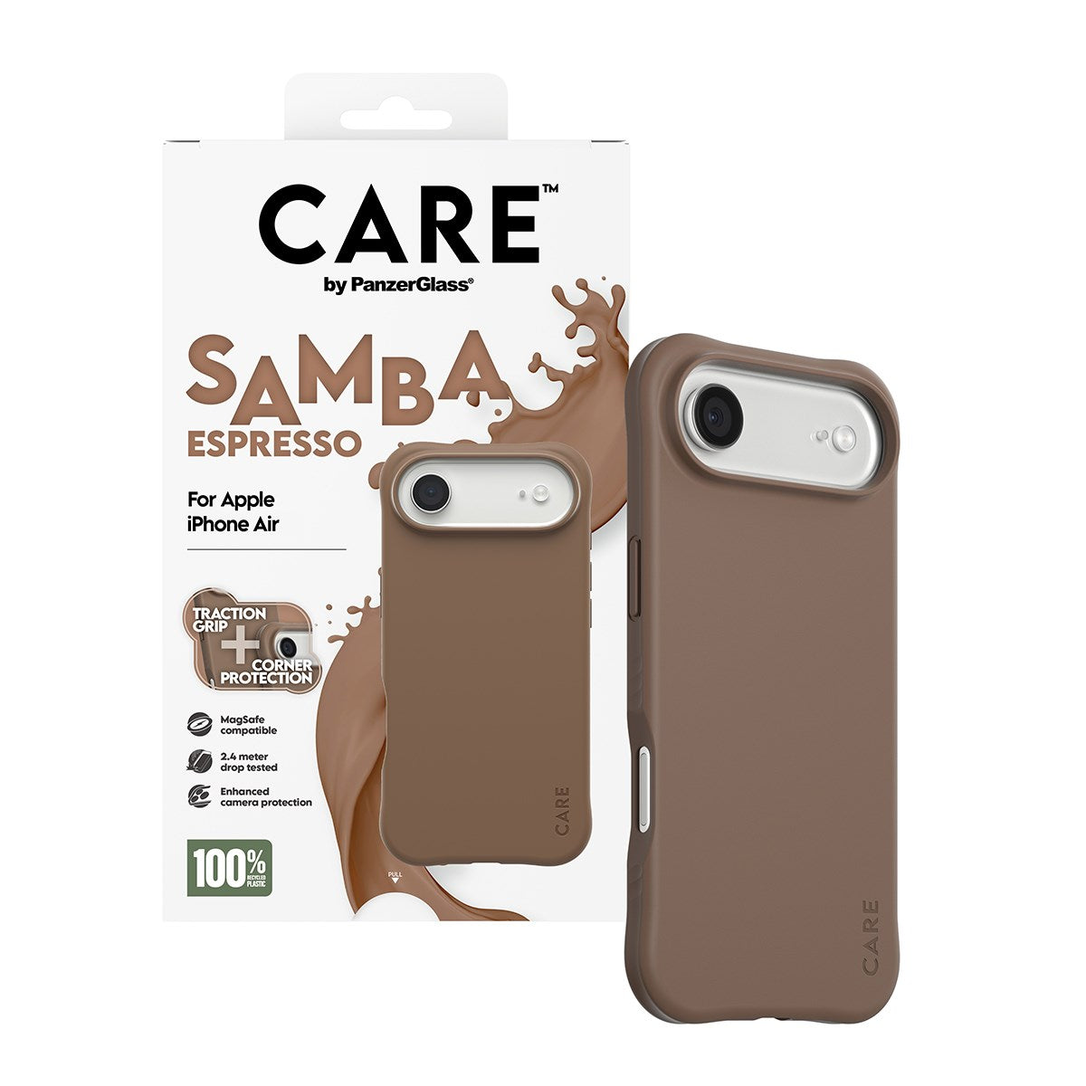 CARE by PanzerGlass® Samba Case Espresso w. MagSafe iPhone Air